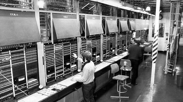 Guardian Telephone Exchange, Manchester, 15th March 1983