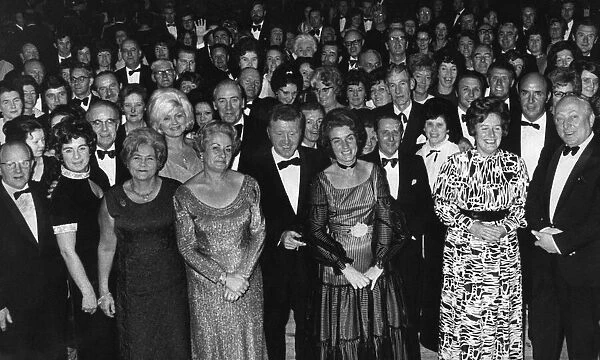 Guests at the Birmingham Press Club Ball, 26th November 1971
