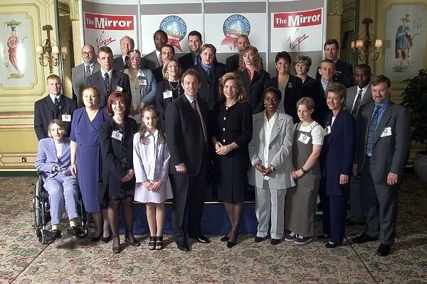 Guests at the Dorchester Hotel in London May 1999 at the Mirror Pride of Britain