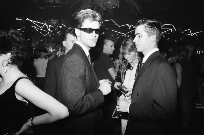 Framed Print : Guests at the Music Machine in Londons Camden Town. 26th June 1982 Framed Print : Guests at the Music Machine in Londons Camden Town. 26th June 1982
