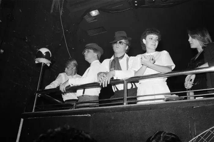 Framed Print : Guests at the Music Machine in Londons Camden Town. 26th June 1982 Framed Print : Guests at the Music Machine in Londons Camden Town. 26th June 1982
