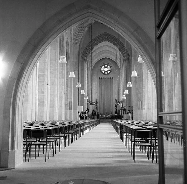 Guildford Cathedral, Surrey. 8th May 1961