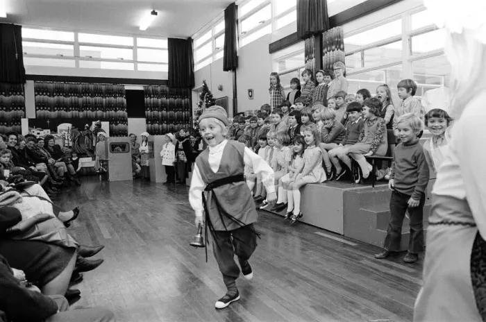 Framed Print : Guisborough, Belmont School Xmas concert. 1972