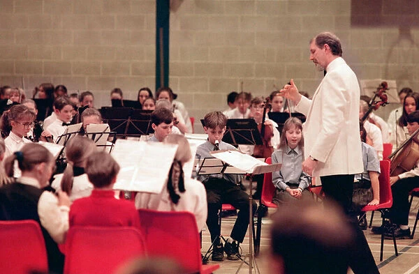 Guisborough schools carol concert. North Yorkshire, 9th December 1994