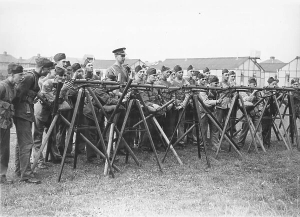 Gunnery training. England. Actual Location unknown World War Two
