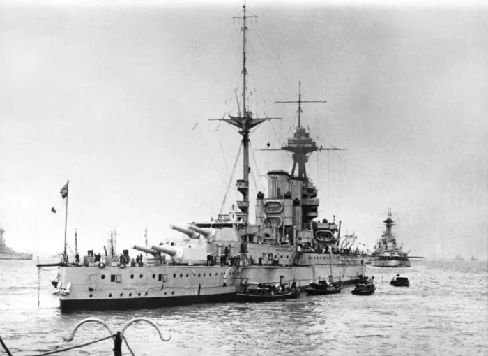 Framed Print : H. M. S. Queen Elizabeth. Circa 1920 Framed Print : H. M. S. Queen Elizabeth. Circa 1920