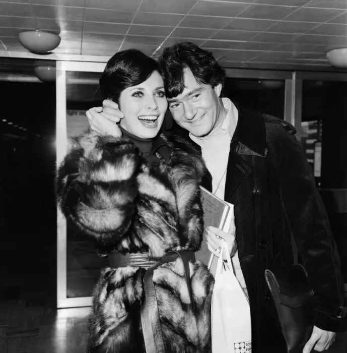 Framed Print : Hairdresser Vidal Sassoon and his wife Beverley at Heathrow Airport today Framed Print : Hairdresser Vidal Sassoon and his wife Beverley at Heathrow Airport today