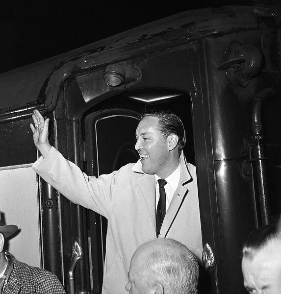 Bill Haley on his first visit to England which was largely sponsored by the Daily Mirror