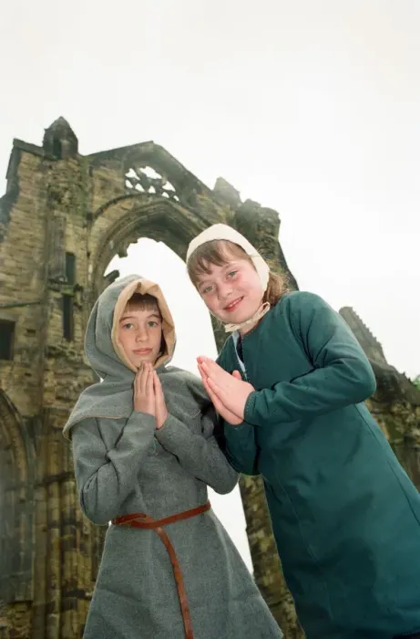 Framed Print : Half-term activities for children at Gisborough Priory organised by Margrove Heritage Framed Print : Half-term activities for children at Gisborough Priory organised by Margrove Heritage