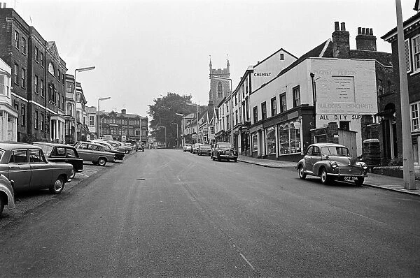 Halstead High Street, Essex. 16th June 1963