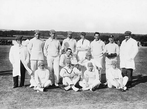 Hambledon village cricket team, August 1947