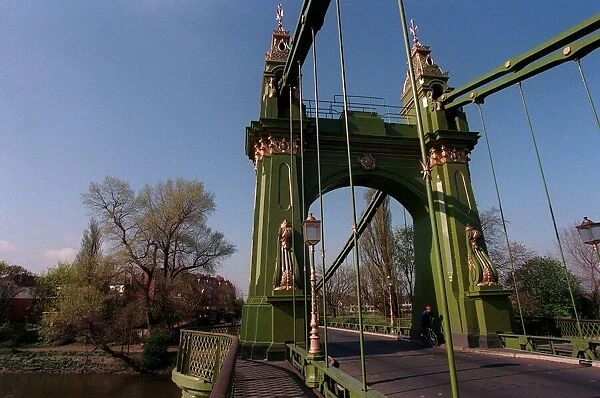 Hammersmith Bridge April In London by day