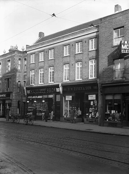 Hammett Brothers new butcher shop, in Uxbridge High Street 19th December 1932