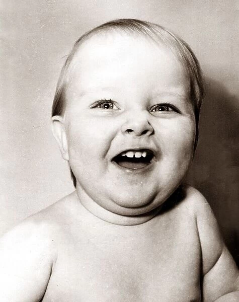 Happy baby, circa 1950