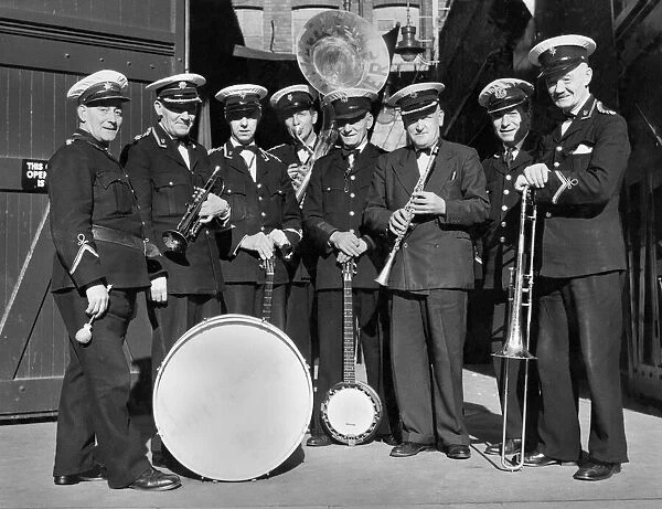 The Happy Wanderers, a troupe of imported London buskers Circa 1959