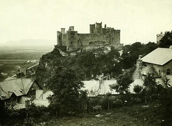 Harlech Castle Wales Landmark Ruins Military August 1920