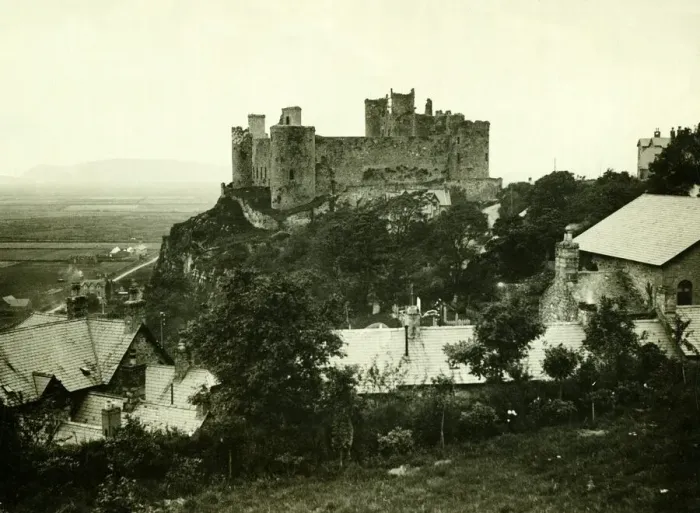 Framed Print : Harlech Castle Wales Landmark Ruins Military August 1920 Framed Print : Harlech Castle Wales Landmark Ruins Military August 1920