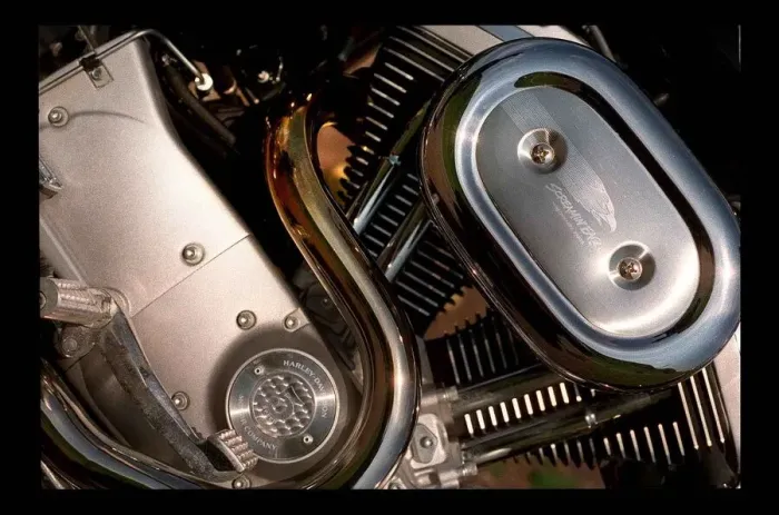 Framed Print : Harley Davidson motorbike June 1998 engine Framed Print : Harley Davidson motorbike June 1998 engine