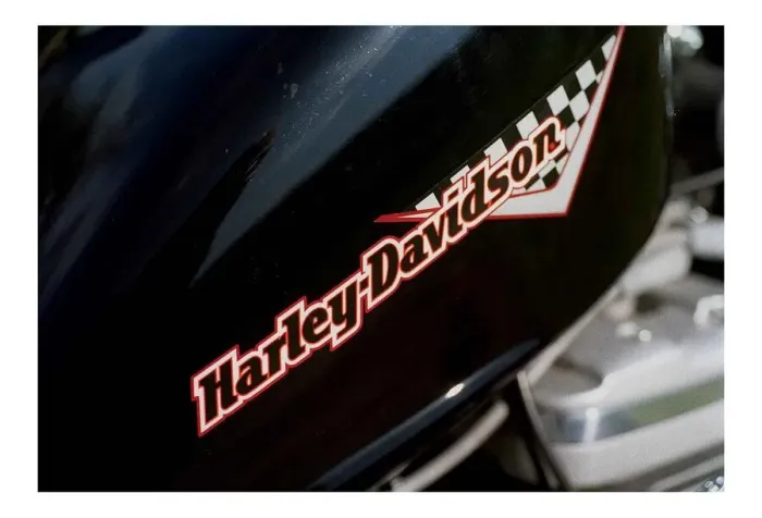 Framed Print : Harley Davidson motorbike June 1998 logo Framed Print : Harley Davidson motorbike June 1998 logo