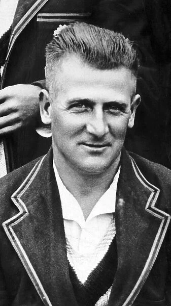 Harold Larwood Cricketer for England and Nottingham. 1937