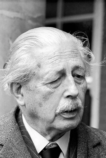 Harold MacMillan former Conservative Prime Minister. February 1974