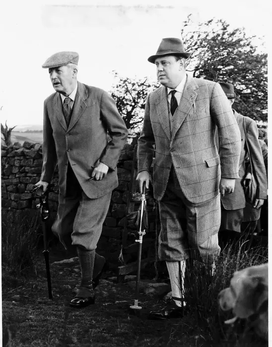 Framed Print : Harold Macmillan Prime Minister with the Minister of Agriculture Christopher Soames Framed Print : Harold Macmillan Prime Minister with the Minister of Agriculture Christopher Soames