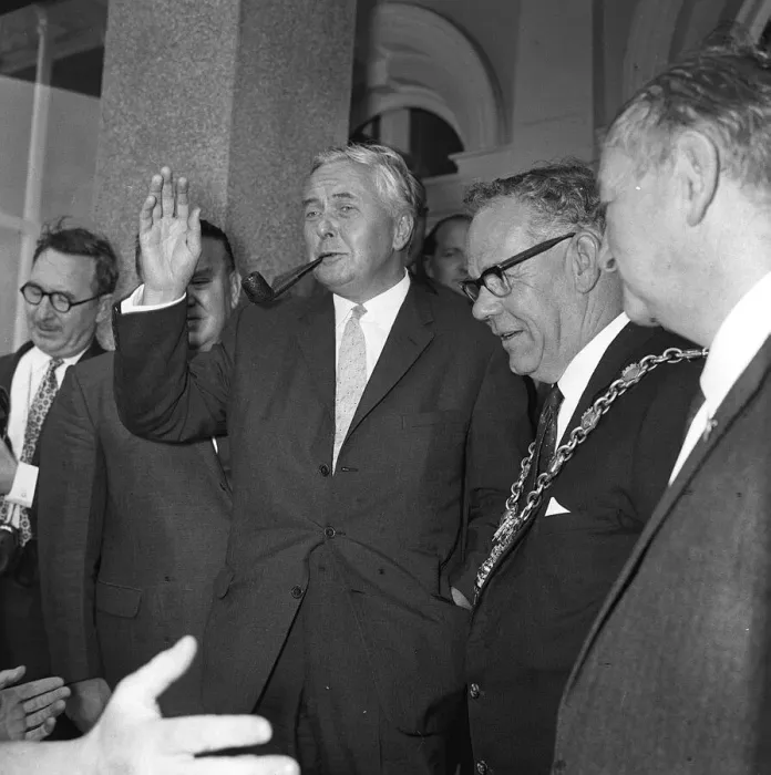 Framed Print : Harold Wilson at the 1966 TUC Conference at Blackpool Framed Print : Harold Wilson at the 1966 TUC Conference at Blackpool