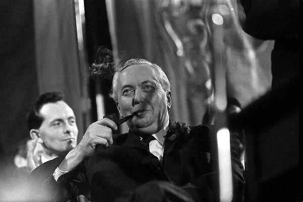 Harold Wilson British Prime Minister, Mar 1966 addressed a very noisy meeting at