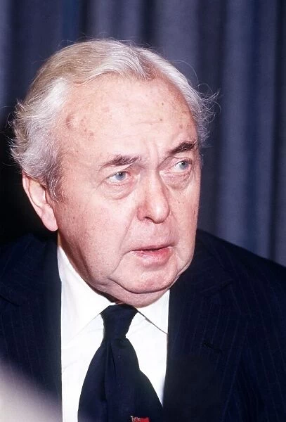 Harold Wilson former Labour Party Leader and Prime Minister