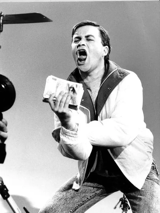 Framed Print : Harry Enfield Actor Comedian - April 1988 Dbase Framed Print : Harry Enfield Actor Comedian - April 1988 Dbase