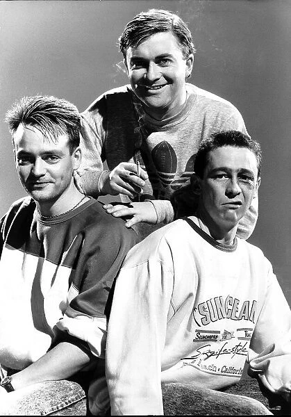 Harry Enfield Actor Comedian With Fellow Actor Comedians Paul Whitehouse And Charles
