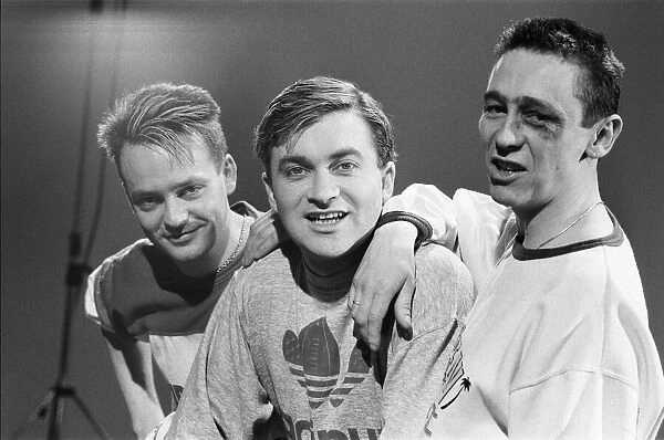 Harry Enfield with Paul Whitehouse and Charles Higson 17th April 1988
