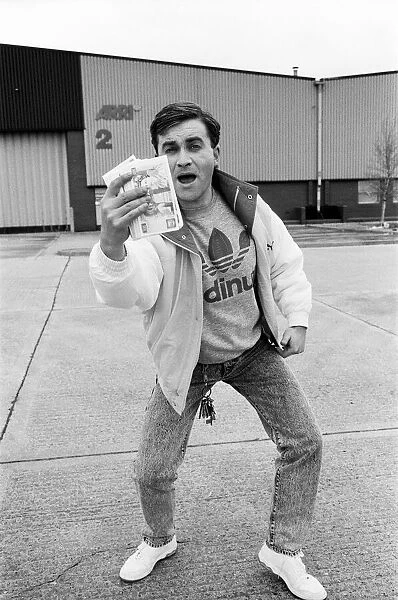 Harry Enfield Shows of his money. 17th April 1988