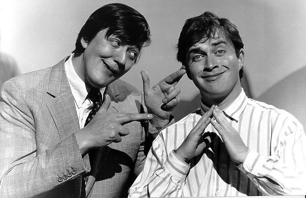 Harry Enfield with Stephen Fry - March 1989 Actor