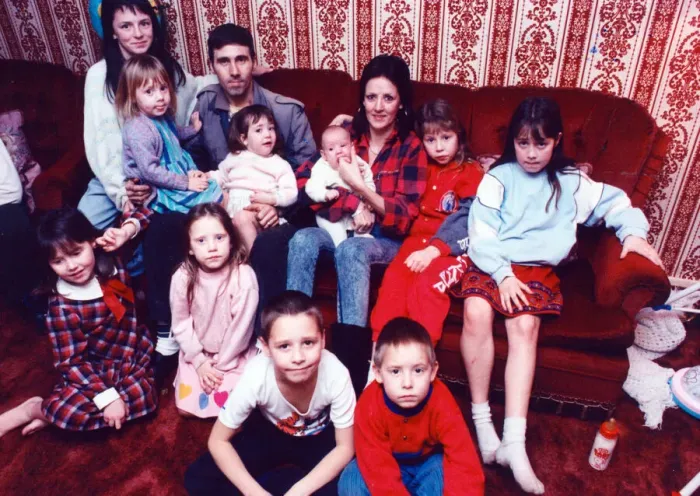 Framed Print : The Harvey Family, from Llanedeyrn, Cardiff, Wales, 4th February 1991 Framed Print : The Harvey Family, from Llanedeyrn, Cardiff, Wales, 4th February 1991