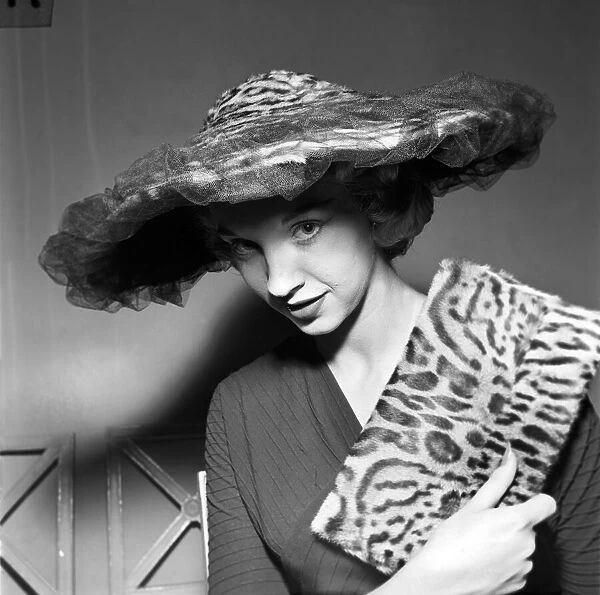 Hat Fashions by Madame Claude St. Cyr. July 1957 J5047-002