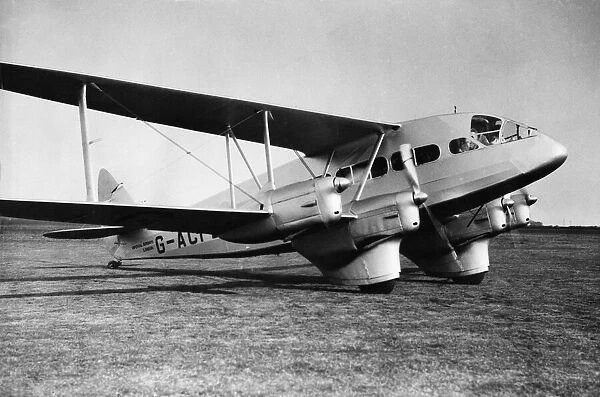 A de Havilland D. H. 86 aircraft of Imperial Airways named Diana