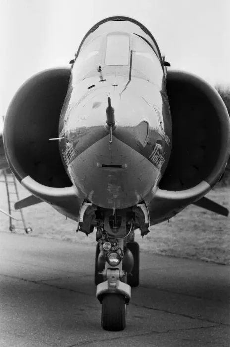 Framed Print : The Hawker Siddeley Harrier, the worlds first operational vertical take-off close Framed Print : The Hawker Siddeley Harrier, the worlds first operational vertical take-off close