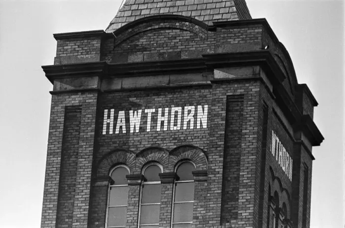 Framed Print : Hawthorn Mill in Chadderton, Greater Manchester. 4th June 1969 Framed Print : Hawthorn Mill in Chadderton, Greater Manchester. 4th June 1969