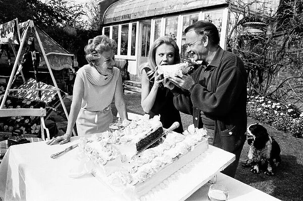 Hayley Mills celebrates her 21st birthday at her parents home at Richmond Hill, Surrey