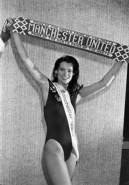 Hayley Worral aged 20 of Warrington, the new Miss Manchester United
