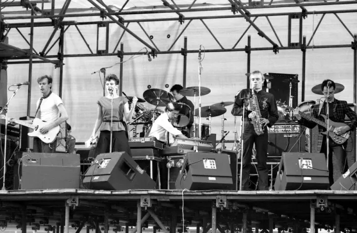Framed Print : Hazel O Connor performs on stage at the outdoor concert in aid of racial harmony Framed Print : Hazel O Connor performs on stage at the outdoor concert in aid of racial harmony