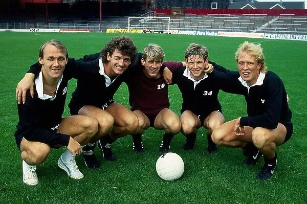 Hearts football players December 1987