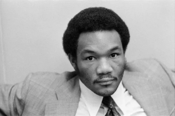 Framed Print : Heavyweight champion of the world, George Foreman in London Framed Print : Heavyweight champion of the world, George Foreman in London