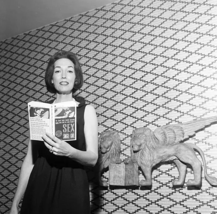 Framed Print : Helen Gurley Brown, February 18, 1922 to August 13, 2012, American author, publisher
