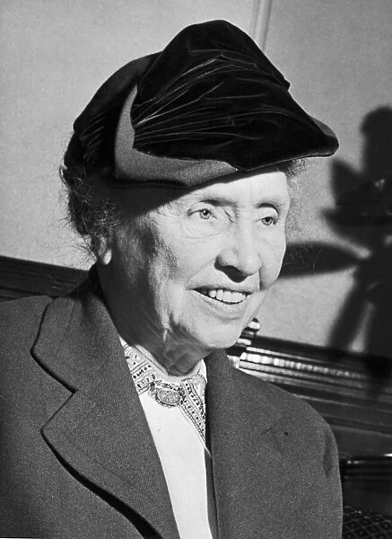 Helen Keller who overcame being blind and deaf to become one of the 20th century