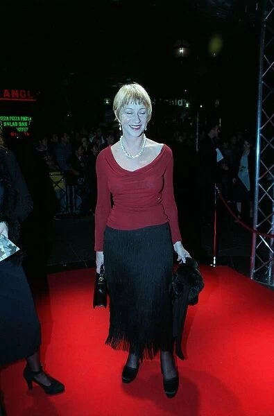Helen Mirren Actress September 1998 Arriving for the Elle Awards in London