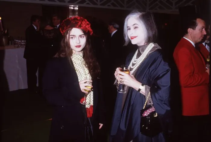 Framed Print : Helena Bonham Carter actress and mother Elena at Evening Standard Film Awards Framed Print : Helena Bonham Carter actress and mother Elena at Evening Standard Film Awards