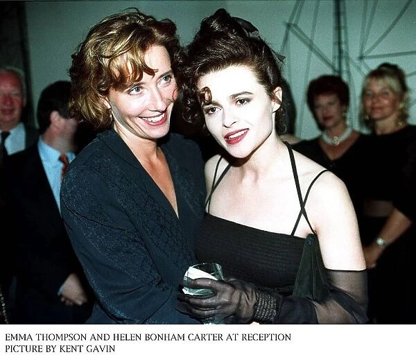 Helena Bonham Carter and Emma Thompson actresses at the reception for the film