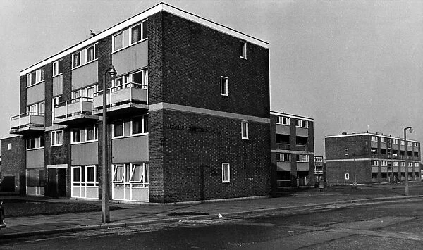 Henderson House at St Hilda s, Middlesbrough. 26th January 1980